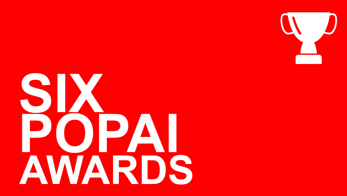 H Squared have won 6 POPAI Retail Design Awards