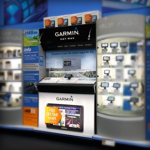 Garmin Interactive Display in Halfords