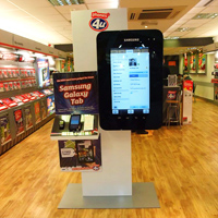 Phones4U Interactive Display