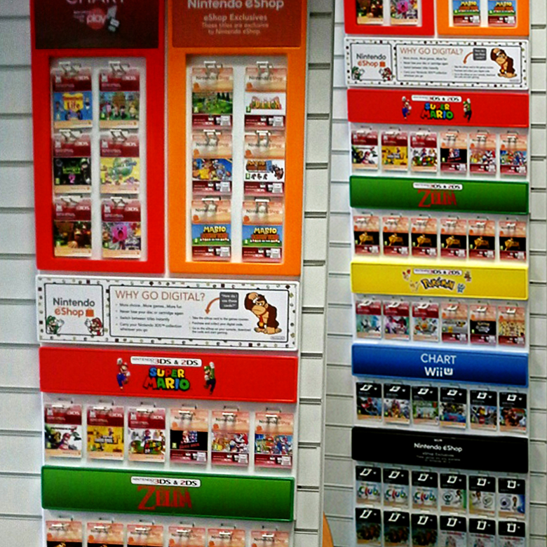 nintendo interactive retail store displays