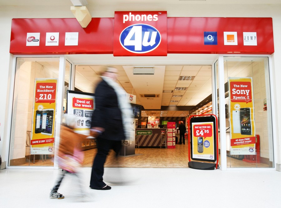 Phones4U Store Exterior