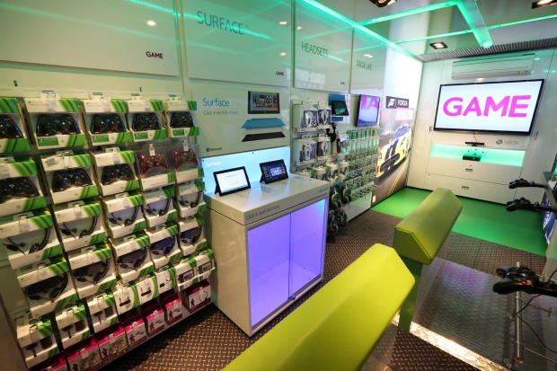Inside Xbox Game Store - BoxPark
