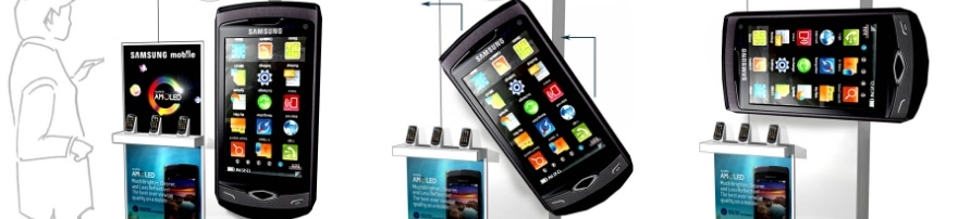 H Squared | Demo Hub Point of Sale Display