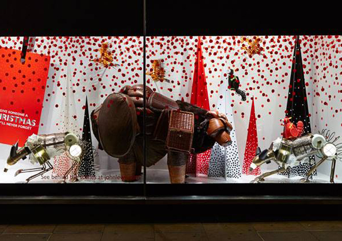 christmas window display