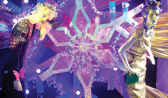 christmas window display